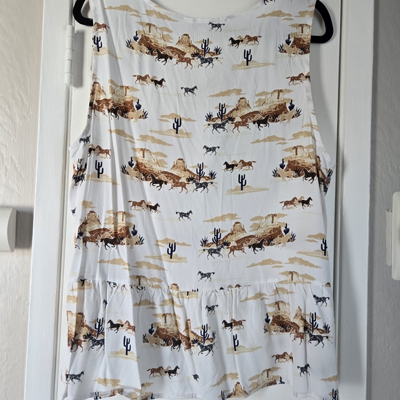 Wrangler Retro Western Print Top - Picture 3 of 3